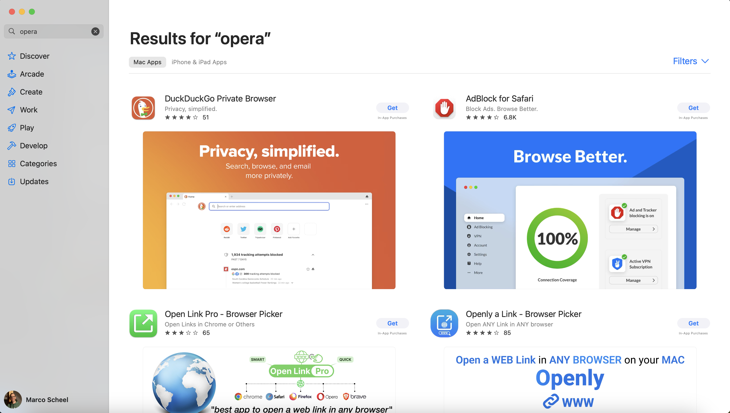 search for the browser opera